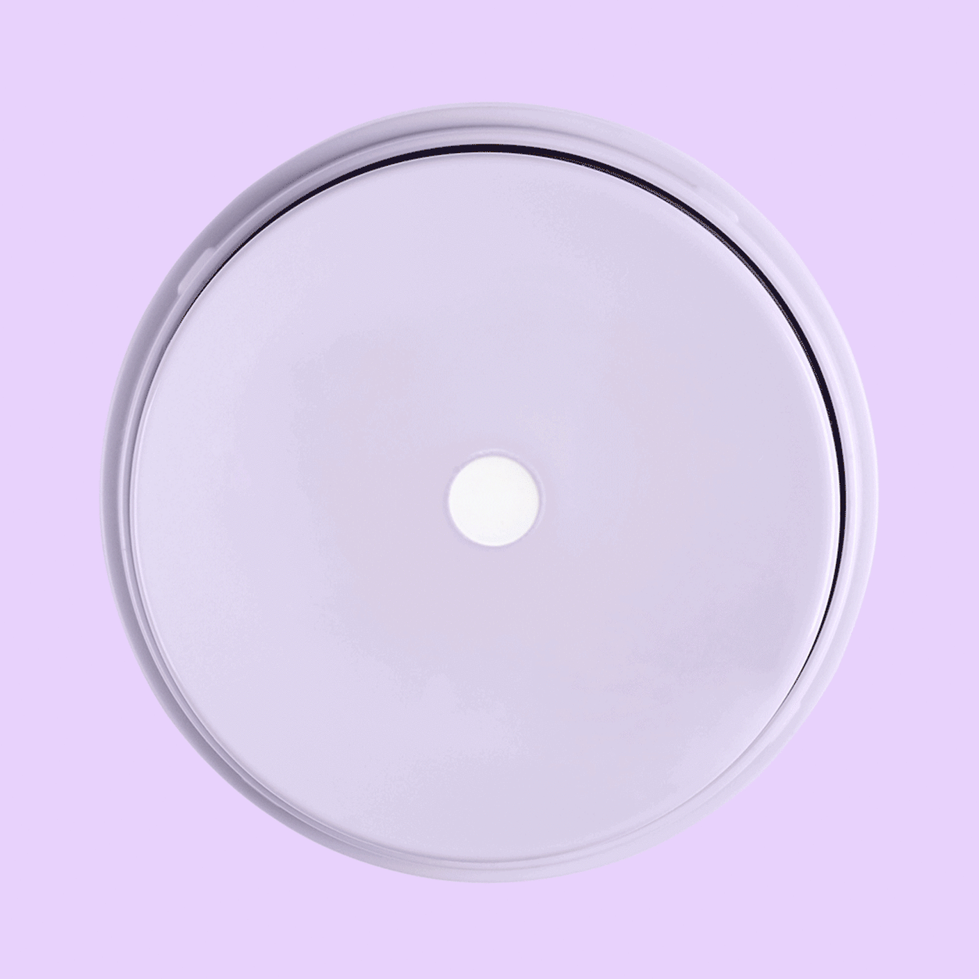 A birds eye view GIF   Lala Retro Cream being pumped out on a blue background. 